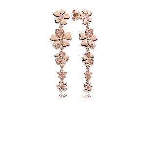 Wildflower Meadow Drop Earrings, PANDORA Rose